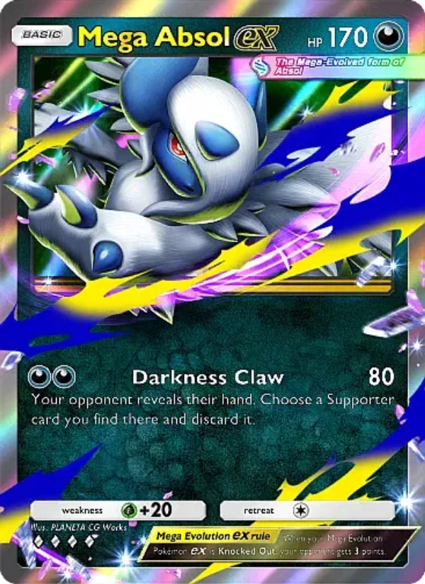 Mega Absol ex - Pokémon TCG Card