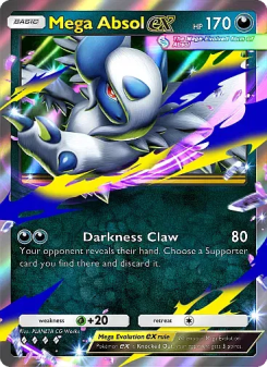 Mega Absol ex - pokemon TCG Card