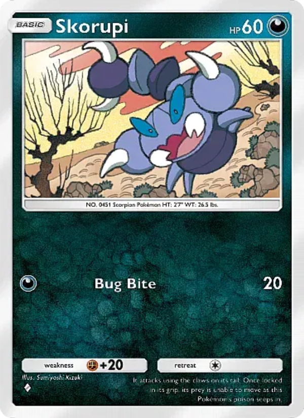 Skorupi - Pokémon TCG Card