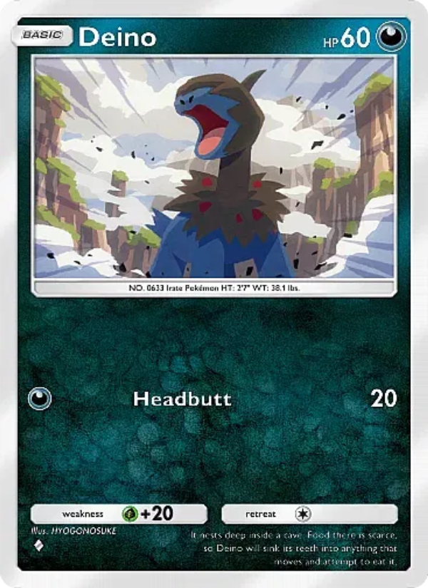 Deino - Pokémon TCG Card