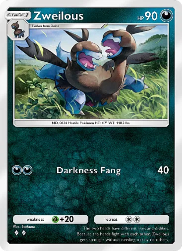 Zweilous - Pokémon TCG Card