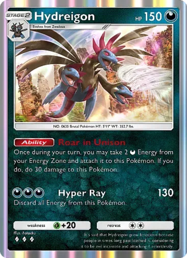 Hydreigon - Pokémon TCG Card