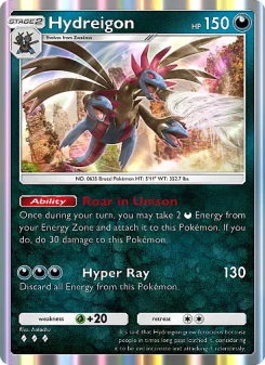 Hydreigon - pokemon TCG Card