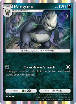 Pangoro - pokemon TCG Card
