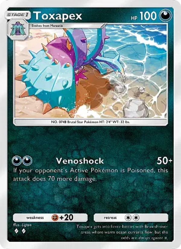 Toxapex - Pokémon TCG Card