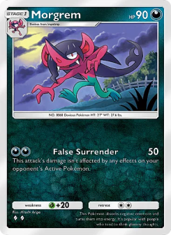 Morgrem - pokemon TCG Card