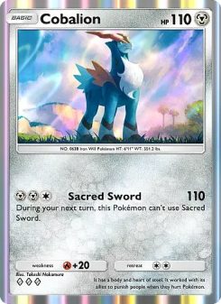 Cobalion - pokemon TCG Card