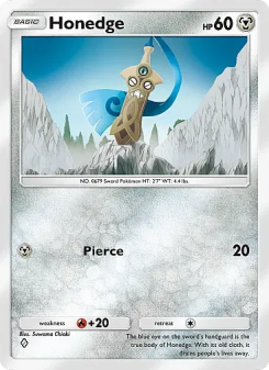 Honedge - pokemon TCG Card