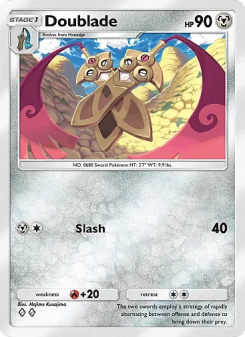Doublade - pokemon TCG Card