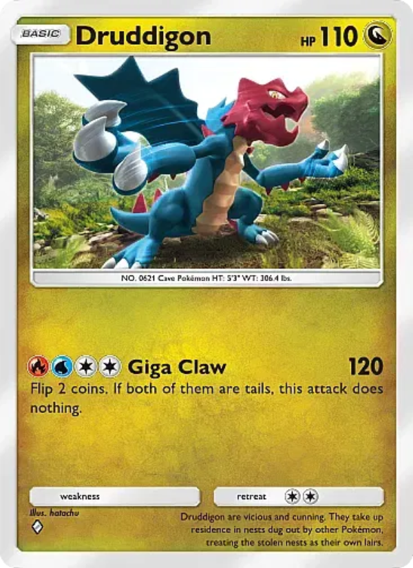 Druddigon - Pokémon TCG Card