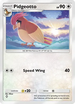Pidgeotto - pokemon TCG Card