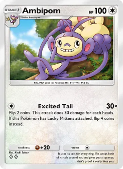 Ambipom - pokemon TCG Card