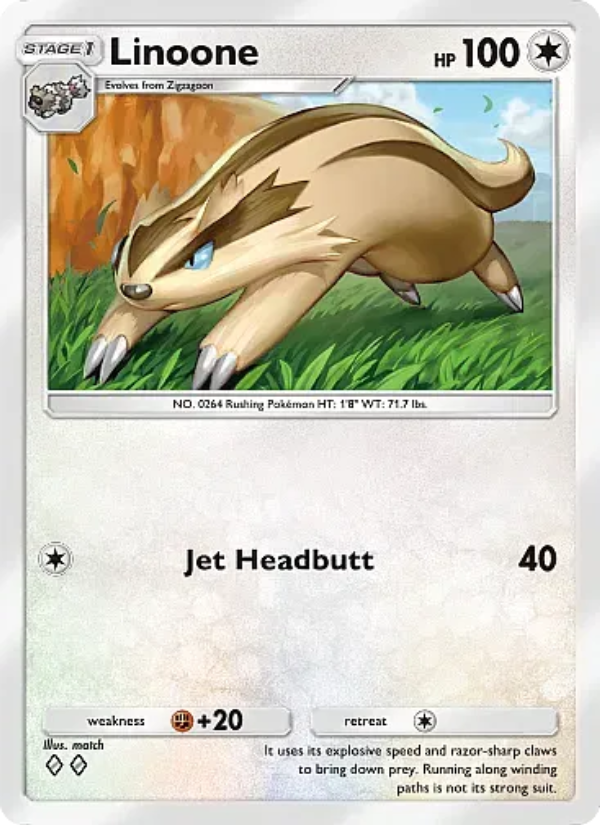 Linoone - Pokémon TCG Card