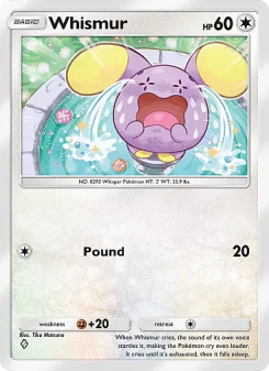 Whismur - pokemon TCG Card