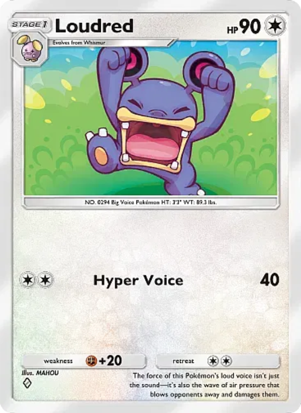 Loudred - Pokémon TCG Card