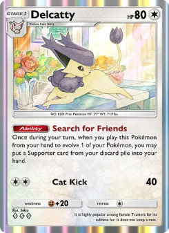 Delcatty - pokemon TCG Card
