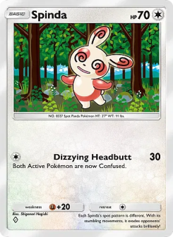 Spinda - pokemon TCG Card