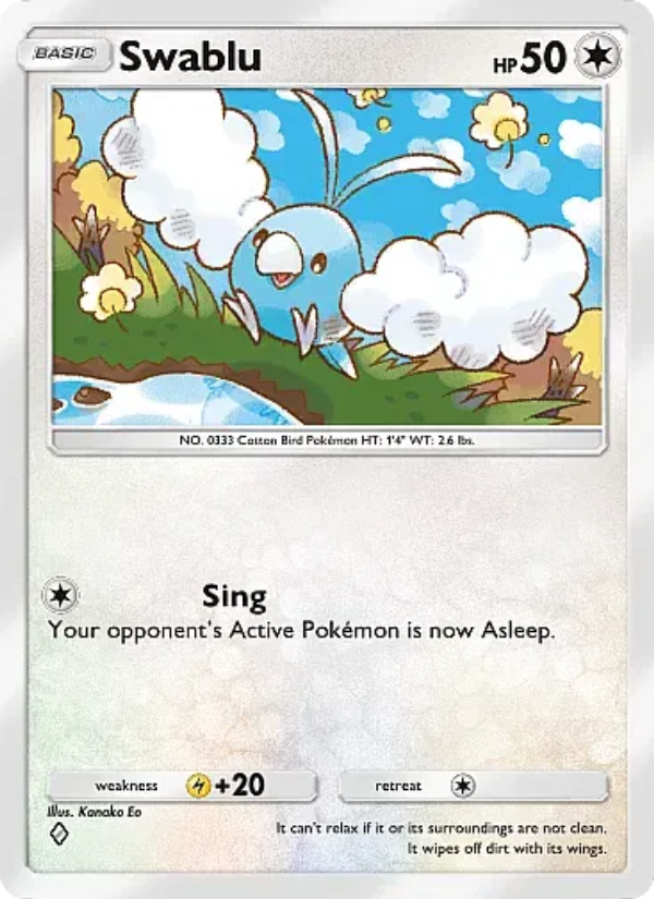 Swablu - Pokémon TCG Card