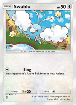 Swablu - pokemon TCG Card