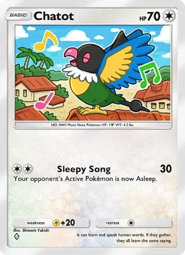 Chatot - Pokémon TCG Card