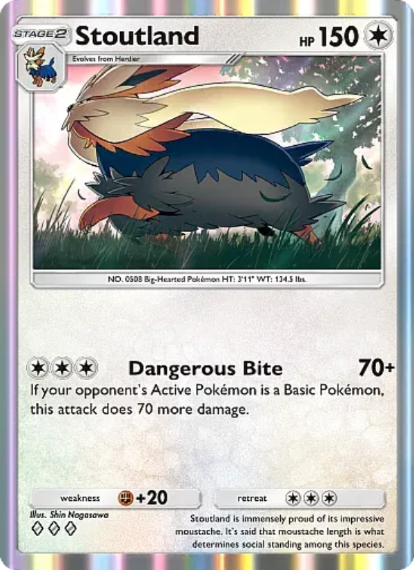 Stoutland - Pokémon TCG Card