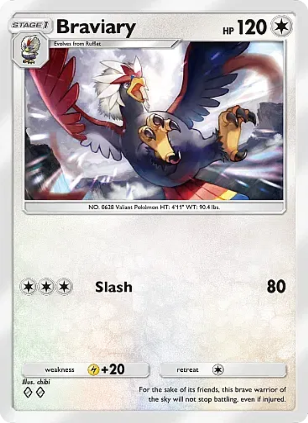 Braviary - Pokémon TCG Card