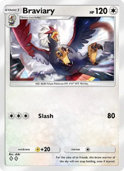 Braviary - pokemon TCG Card