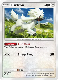 Furfrou - pokemon TCG Card