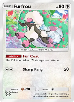 Furfrou - pokemon TCG Card