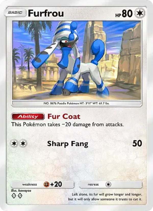 Furfrou - Pokémon TCG Card