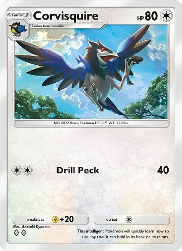 Corvisquire - Pokémon TCG Card