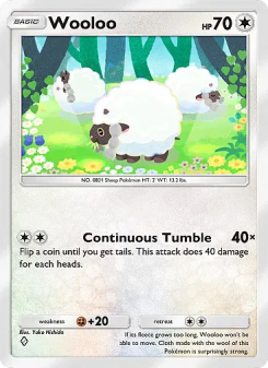 Wooloo - pokemon TCG Card