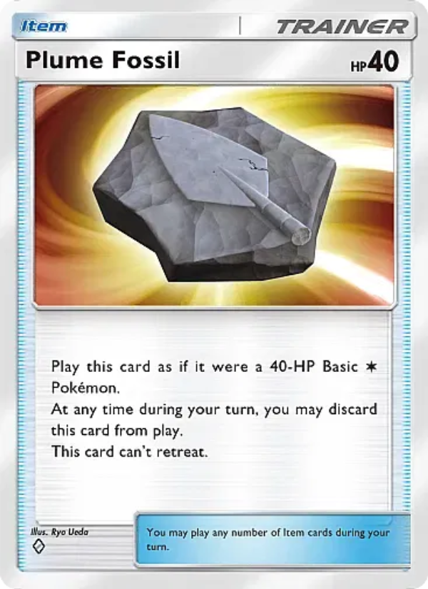 Plume Fossil - Pokémon TCG Card
