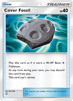 Cover Fossil - pokemon TCG Card