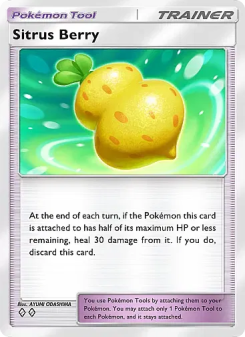 Sitrus Berry - pokemon TCG Card