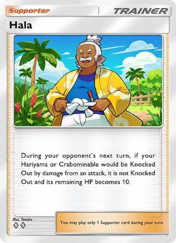Hala - Pokémon TCG Card