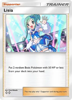 Lisia - pokemon TCG Card