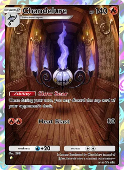 Chandelure - pokemon TCG Card