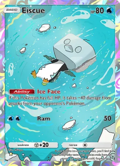 Eiscue - pokemon TCG Card