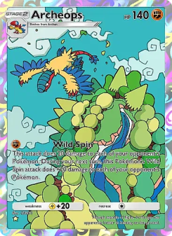 Archeops - pokemon TCG Card