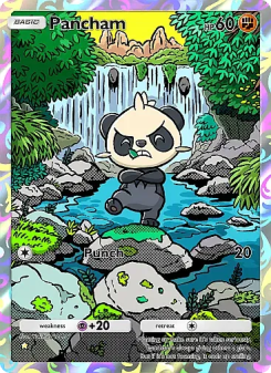 Pancham - pokemon TCG Card