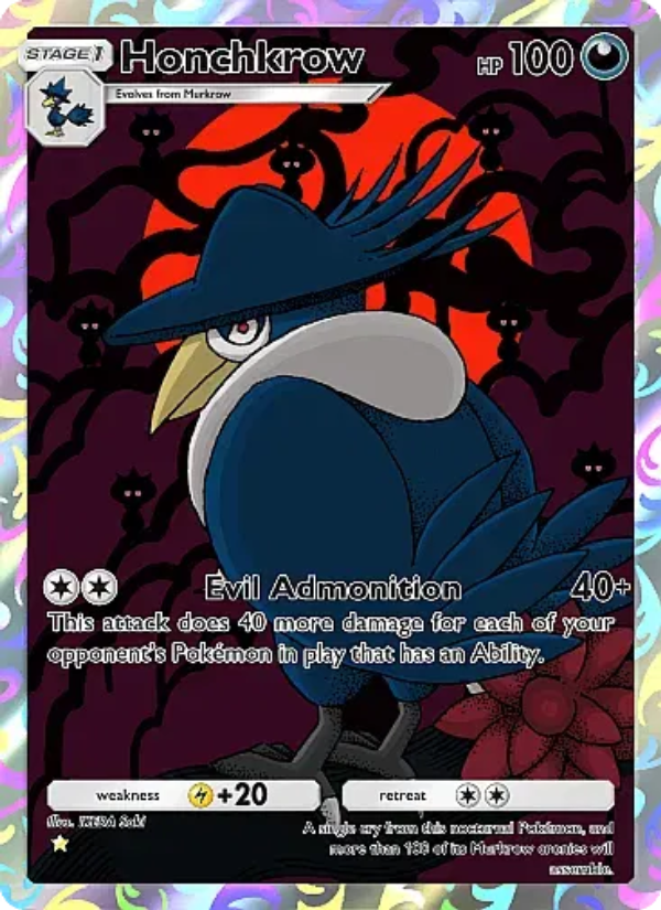 Honchkrow - Pokémon TCG Card