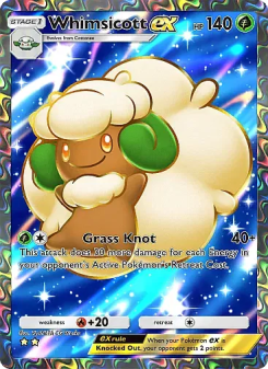 Whimsicott ex - pokemon TCG Card