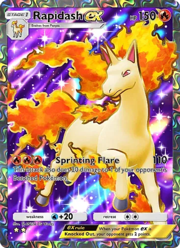Rapidash ex - Pokémon TCG Card