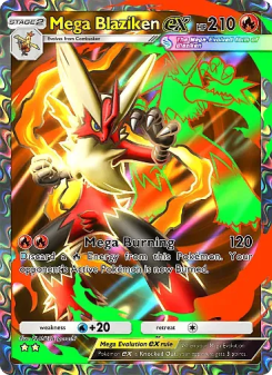 Mega Blaziken ex - pokemon TCG Card