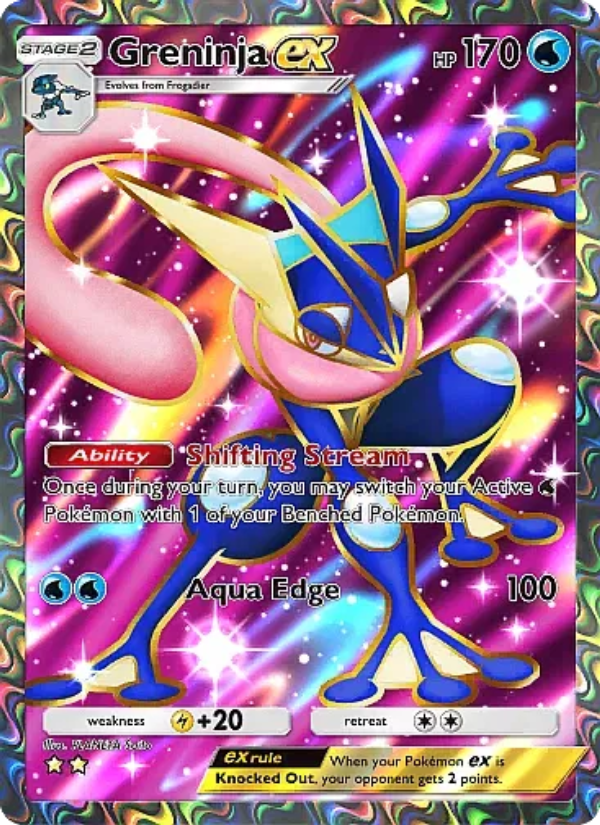 Greninja ex - Pokémon TCG Card