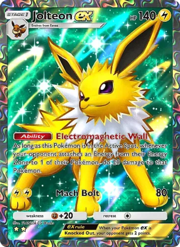 Jolteon ex - Pokémon TCG Card