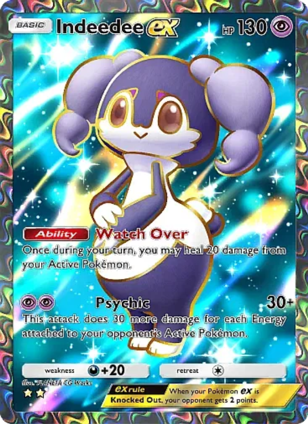 Indeedee ex - Pokémon TCG Card