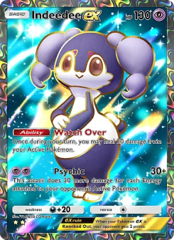 Indeedee ex - pokemon TCG Card