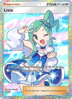 Lisia - pokemon TCG Card